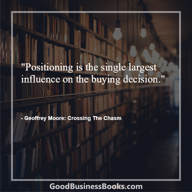 Crossing The Chasm