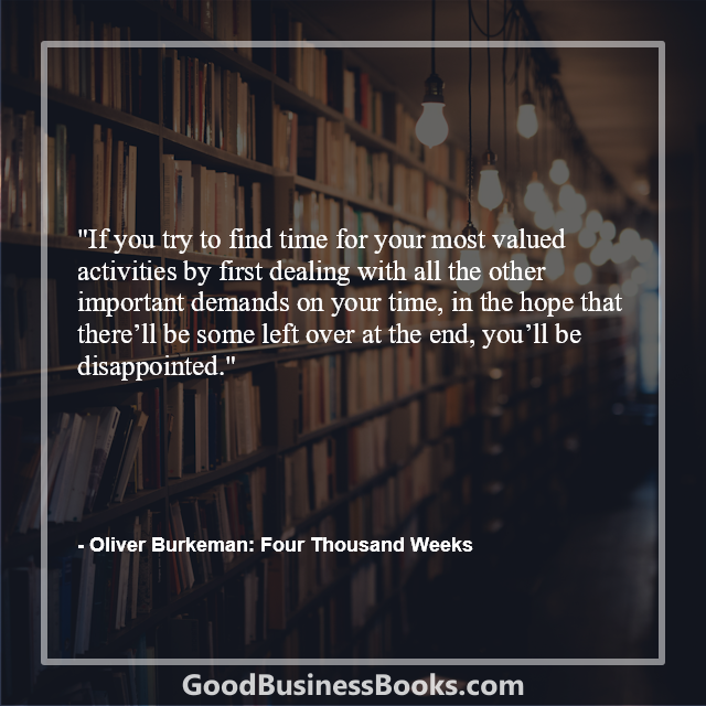 Four Thousand Weeks