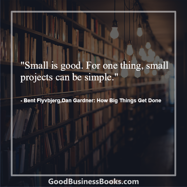 How Big Things Get Done