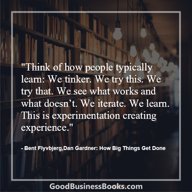 How Big Things Get Done