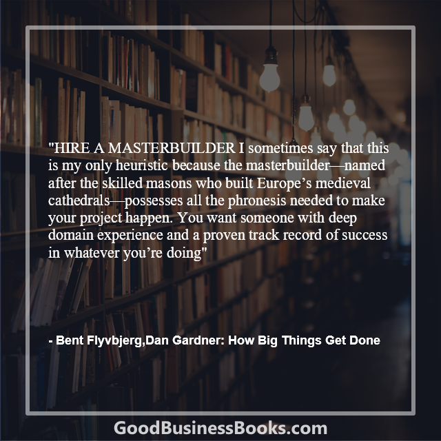 How Big Things Get Done