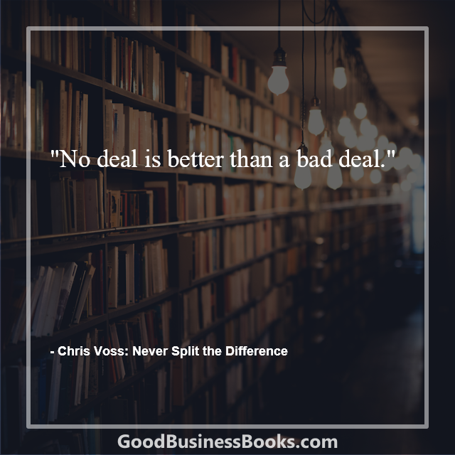Never Split the Difference